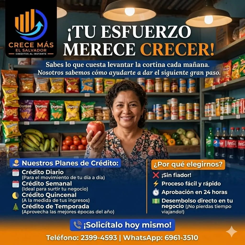 Tu esfuerzo merece crecer: planes de crédito para comerciantes